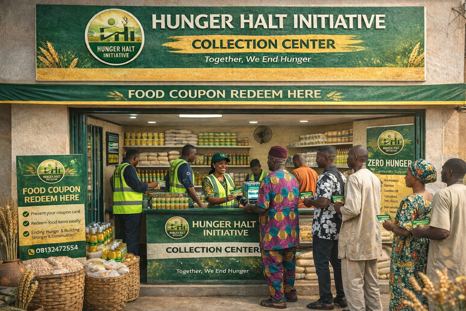 Hunger Halt Food Collection Center